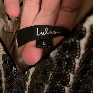 Lulus Unforgettable Elegance Black Sequin Sleeveless Maxi Dress